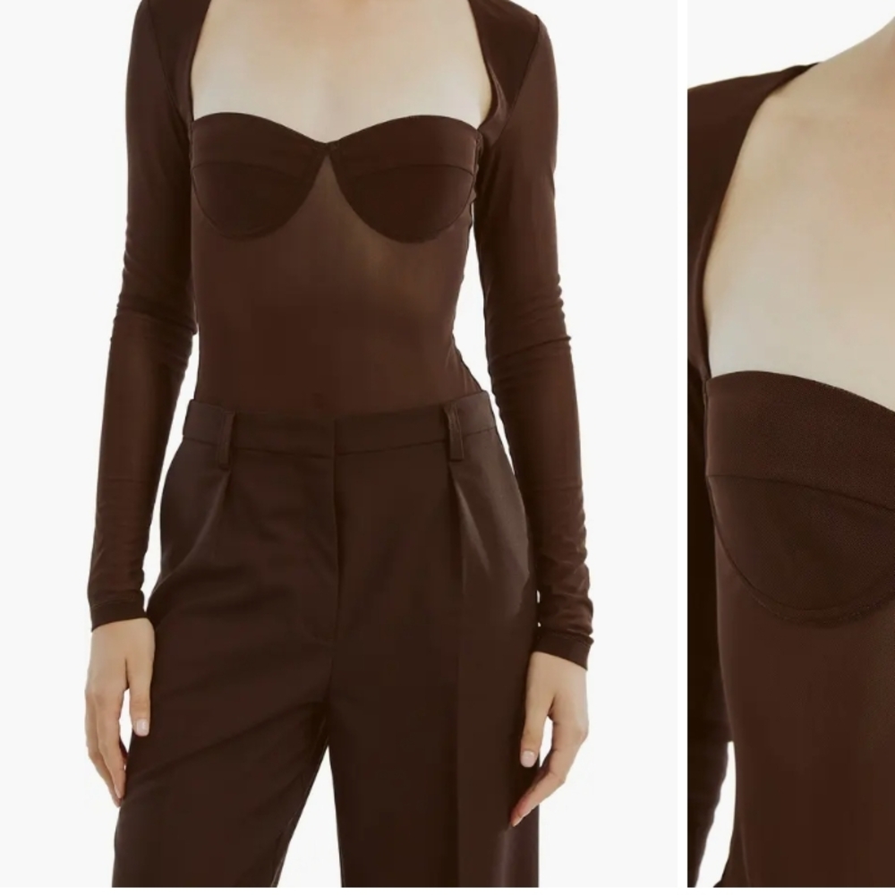 Bardot Carter Mesh Bodysuit